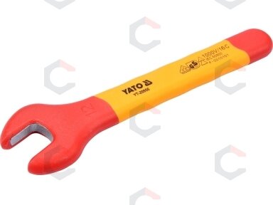 Izoliuotas veržliaraktis elektrikui atviru galu 12mm VDE (YT-20956)