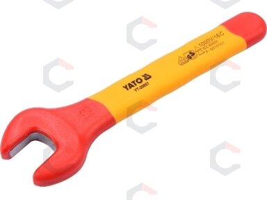 Izoliuotas veržliaraktis elektrikui atviru galu 13mm VDE (YT-20957)