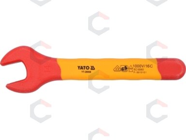 Izoliuotas veržliaraktis elektrikui atviru galu 14mm VDE (YT-20958)