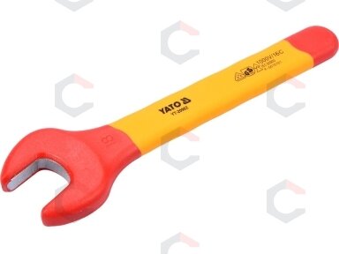 Izoliuotas veržliaraktis elektrikui atviru galu 18mm VDE (YT-20962)