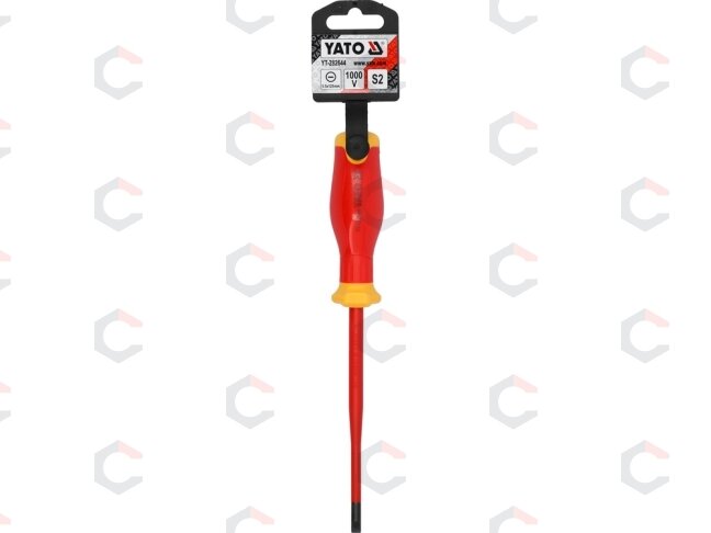 Izoliuotas atsuktuvas elektrikui | labai plonas | 5,5 x 125 mm | 1000 V (YT-282644) 2 Izoliuotas atsuktuvas elektrikui | labai plonas | 5,5 x 125 mm | 1000 V (YT-282644) 2