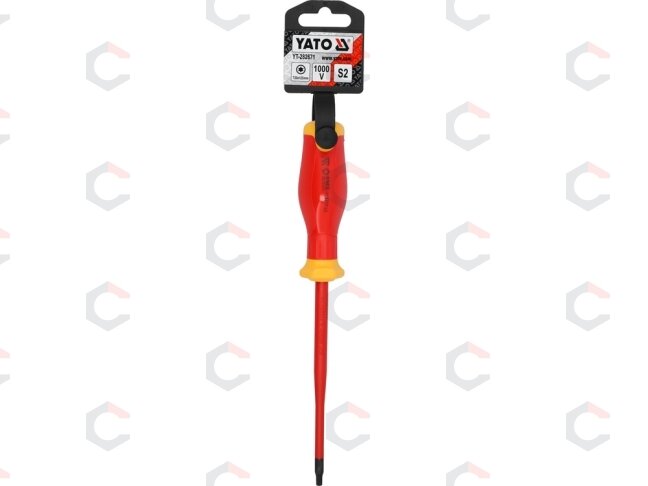 Izoliuotas atsuktuvas elektrikui | labai plonas | T20 x 125 mm | 1000 V (YT-282671) 2 Izoliuotas atsuktuvas elektrikui | labai plonas | T20 x 125 mm | 1000 V (YT-282671) 2