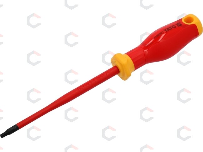 Izoliuotas atsuktuvas elektrikui | labai plonas | T20 x 125 mm | 1000 V (YT-282671) Izoliuotas atsuktuvas elektrikui | labai plonas | T20 x 125 mm | 1000 V (YT-282671)