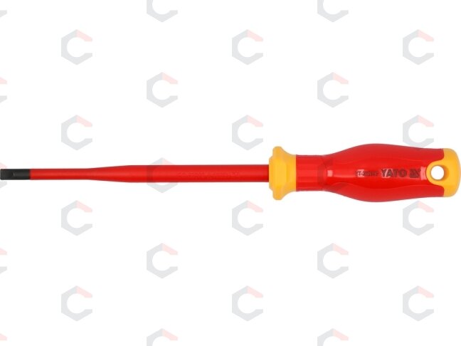 Izoliuotas atsuktuvas elektrikui | labai plonas | 6,5 x 150 mm | 1000 V (YT-282645) 1 Izoliuotas atsuktuvas elektrikui | labai plonas | 6,5 x 150 mm | 1000 V (YT-282645) 1