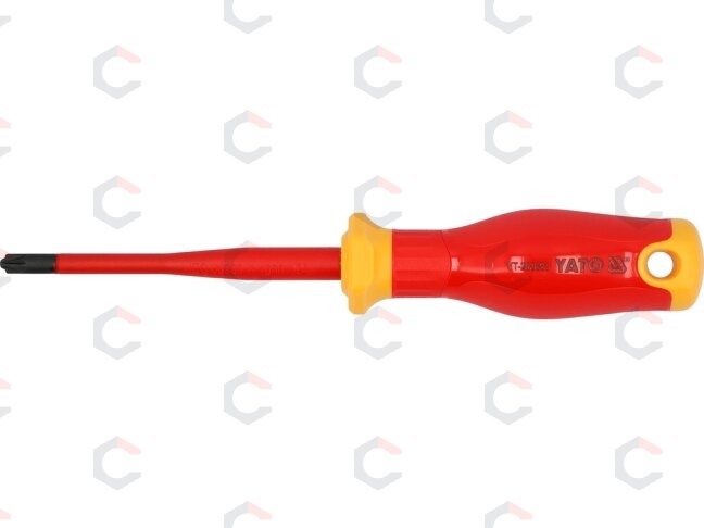 Izoliuotas atsuktuvas elektrikui | labai plonas | SL/PZ2 x 100 mm | 1000 V (YT-282663) 2 Izoliuotas atsuktuvas elektrikui | labai plonas | SL/PZ2 x 100 mm | 1000 V (YT-282663) 2