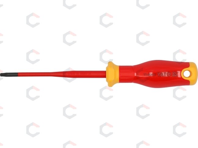 Izoliuotas atsuktuvas elektrikui | labai plonas | T15 x 100 mm | 1000 V (YT-282670) 1 Izoliuotas atsuktuvas elektrikui | labai plonas | T15 x 100 mm | 1000 V (YT-282670) 1