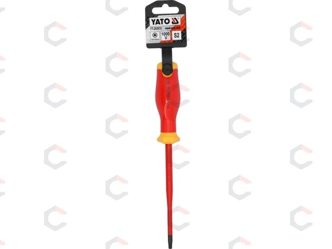 Izoliuotas atsuktuvas elektrikui | labai plonas | T25 x 125 mm | 1000 V (YT-282672) 1 Izoliuotas atsuktuvas elektrikui | labai plonas | T25 x 125 mm | 1000 V (YT-282672) 1
