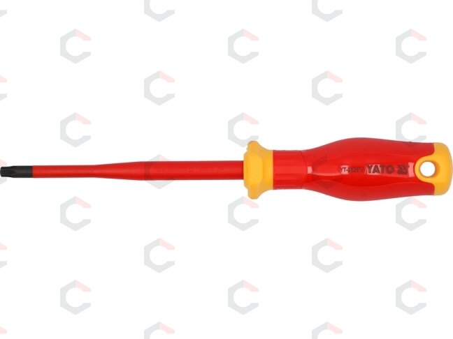 Izoliuotas atsuktuvas elektrikui | labai plonas | T30 x 125 mm | 1000 V (YT-282673) 1
