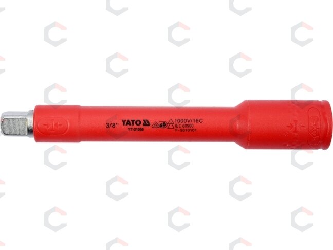 Izoliuotas ilgintuvas elektrikui 3/8" 125mm VDE (YT-21055) 1 Izoliuotas ilgintuvas elektrikui 3/8" 125mm VDE (YT-21055) 1