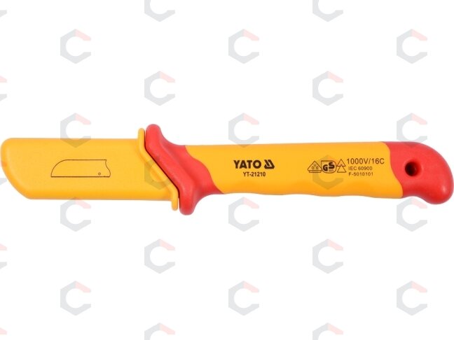 Izoliuotas peilis elektrikui | 50X180 mm | VDE (YT-21210) 2 Izoliuotas peilis elektrikui | 50X180 mm | VDE (YT-21210) 2