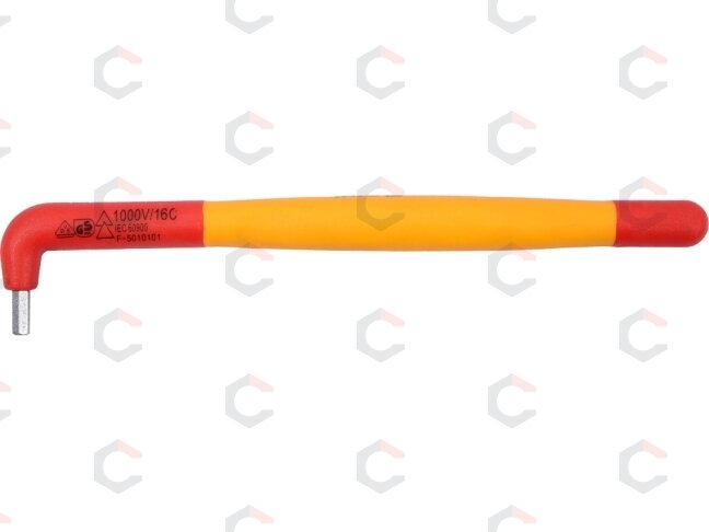 Izoliuotas raktas L-tipo 6-kampis 3 mm VDE (YT-21120) 1 Izoliuotas raktas L-tipo 6-kampis 3 mm VDE (YT-21120) 1