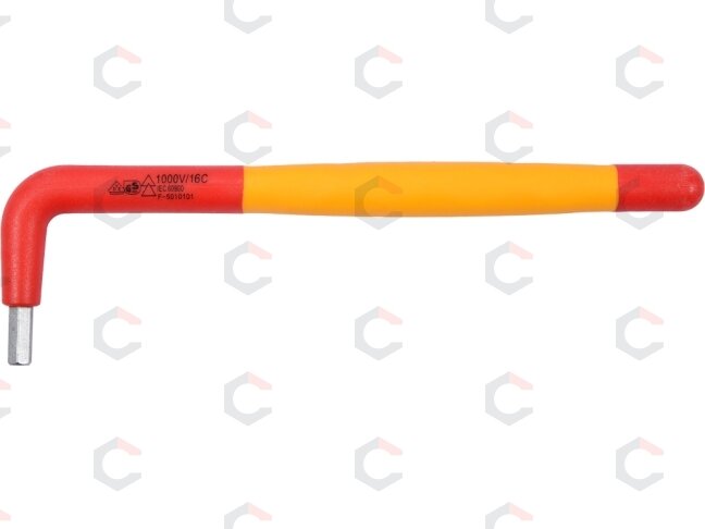 Izoliuotas raktas L-tipo 6-kampis 5 mm VDE (YT-21122) 1 Izoliuotas raktas L-tipo 6-kampis 5 mm VDE (YT-21122) 1
