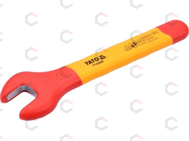Izoliuotas veržliaraktis elektrikui atviru galu 12mm VDE (YT-20956) Izoliuotas veržliaraktis elektrikui atviru galu 12mm VDE (YT-20956)