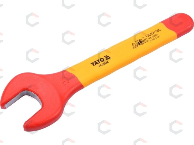Izoliuotas veržliaraktis elektrikui atviru galu 21mm VDE (YT-20964) Izoliuotas veržliaraktis elektrikui atviru galu 21mm VDE (YT-20964)