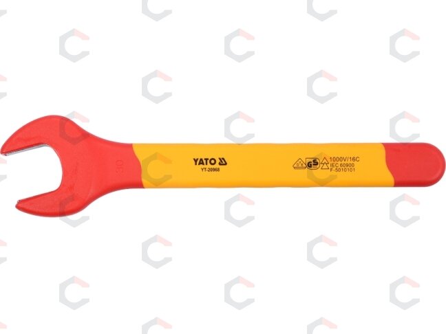 Izoliuotas veržliaraktis elektrikui atviru galu 30mm VDE (YT-20968) 1 Izoliuotas veržliaraktis elektrikui atviru galu 30mm VDE (YT-20968) 1