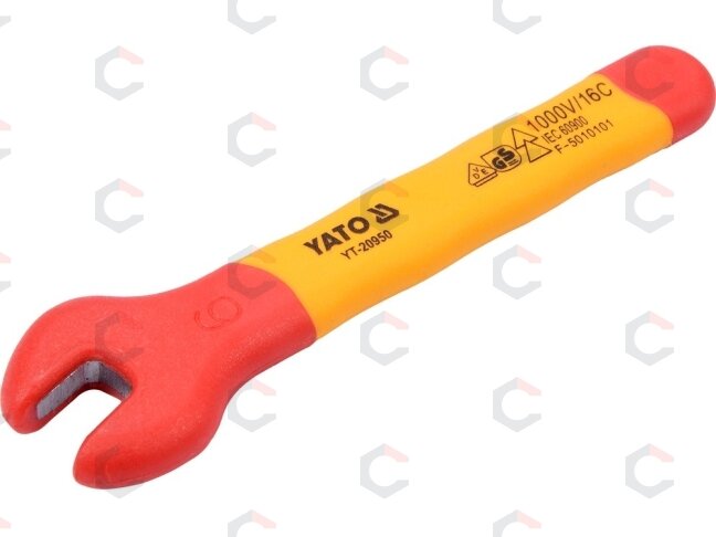 Izoliuotas veržliaraktis elektrikui atviru galu 6mm VDE (YT-20950)