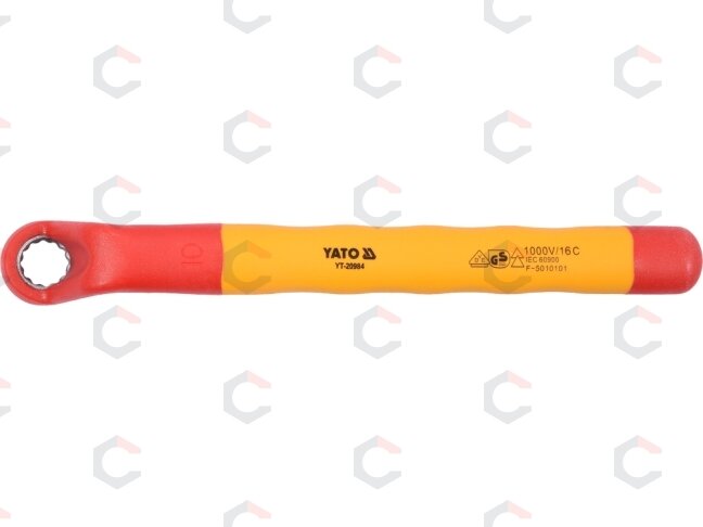 Izoliuotas veržliaraktis elektrikui kilpinis 10mm VDE (YT-20984) 2 Izoliuotas veržliaraktis elektrikui kilpinis 10mm VDE (YT-20984) 2
