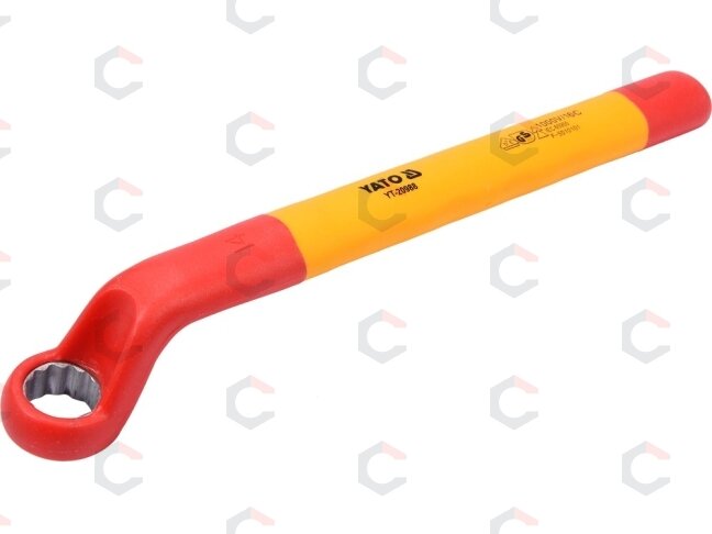 Izoliuotas veržliaraktis elektrikui kilpinis 14mm VDE (YT-20988) Izoliuotas veržliaraktis elektrikui kilpinis 14mm VDE (YT-20988)
