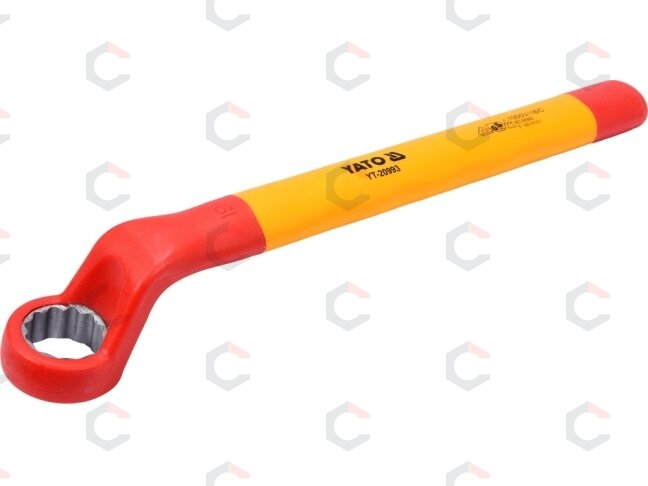 Izoliuotas veržliaraktis elektrikui kilpinis 19mm VDE (YT-20993) Izoliuotas veržliaraktis elektrikui kilpinis 19mm VDE (YT-20993)