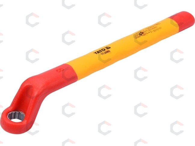 Izoliuotas veržliaraktis elektrikui kilpinis 8mm VDE (YT-20982) Izoliuotas veržliaraktis elektrikui kilpinis 8mm VDE (YT-20982)