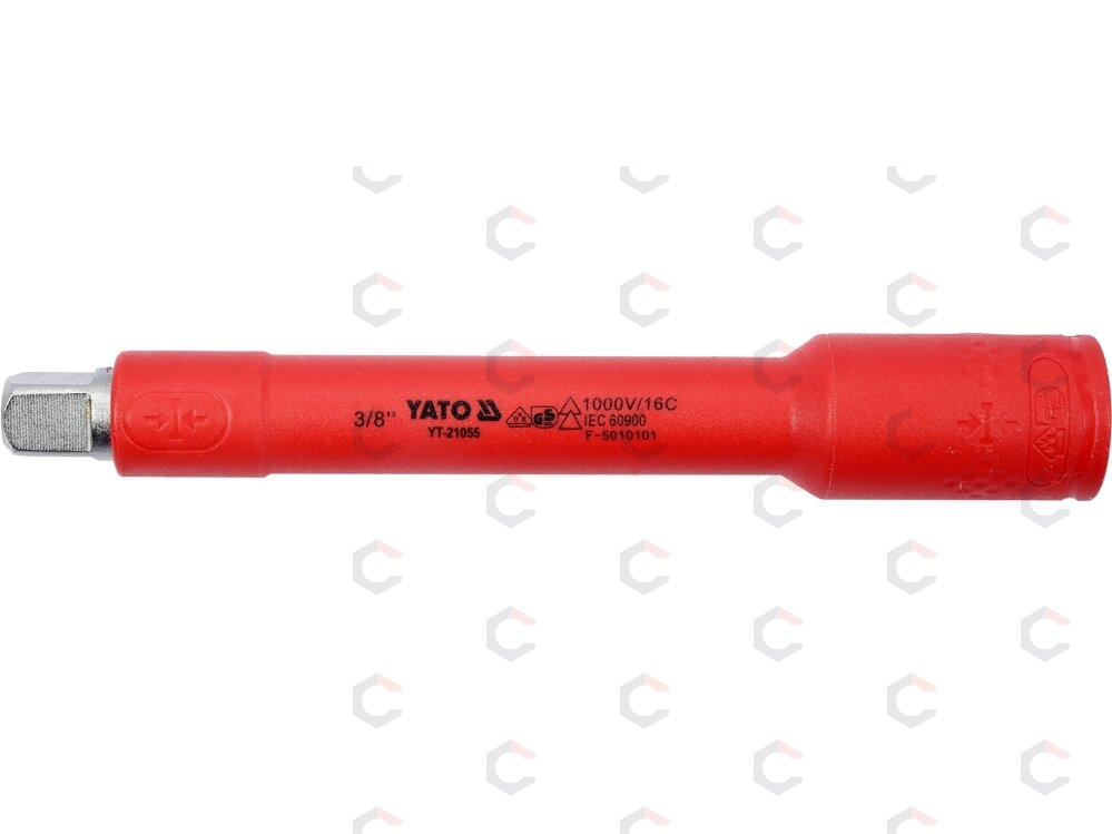 Izoliuotas ilgintuvas elektrikui 3/8" 125mm VDE (YT-21055) 1 Izoliuotas ilgintuvas elektrikui 3/8" 125mm VDE (YT-21055) 1