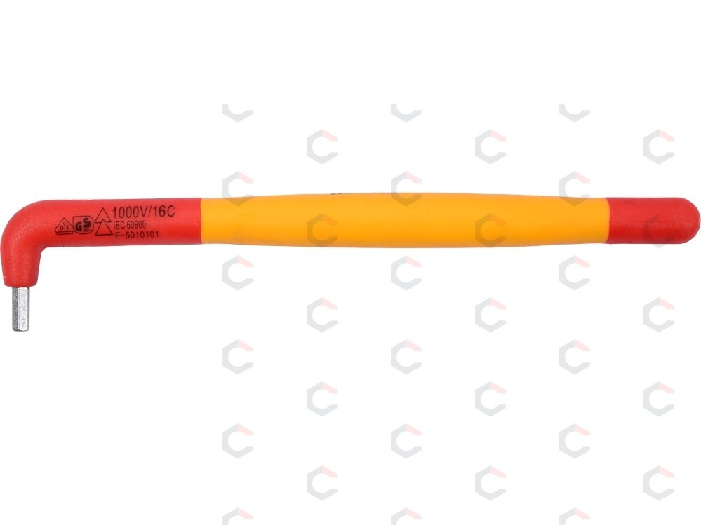 Izoliuotas raktas L-tipo 6-kampis 3 mm VDE (YT-21120) 1 Izoliuotas raktas L-tipo 6-kampis 3 mm VDE (YT-21120) 1