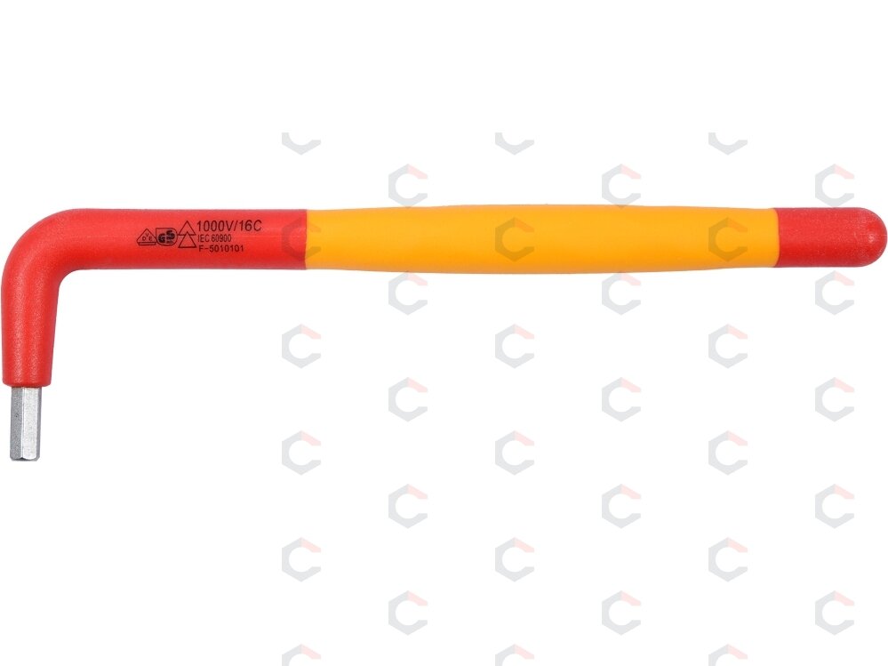 Izoliuotas raktas L-tipo 6-kampis 5 mm VDE (YT-21122) 1 Izoliuotas raktas L-tipo 6-kampis 5 mm VDE (YT-21122) 1