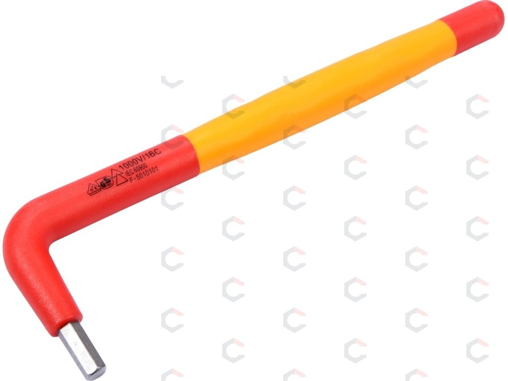 Izoliuotas raktas L-tipo 6-kampis 5 mm VDE (YT-21122) Izoliuotas raktas L-tipo 6-kampis 5 mm VDE (YT-21122)