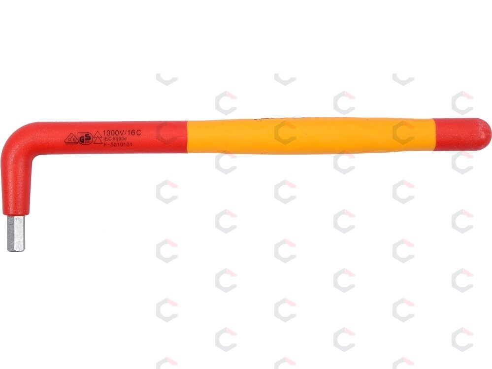 Izoliuotas raktas L-tipo 6-kampis 6 mm VDE (YT-21123) 1 Izoliuotas raktas L-tipo 6-kampis 6 mm VDE (YT-21123) 1