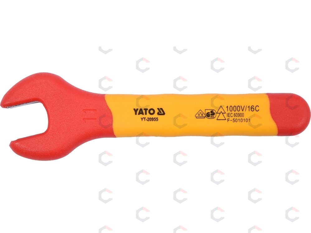 Izoliuotas veržliaraktis elektrikui atviru galu 11mm VDE (YT-20955) 1 Izoliuotas veržliaraktis elektrikui atviru galu 11mm VDE (YT-20955) 1