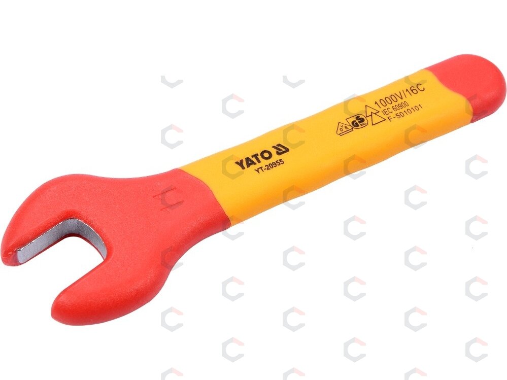 Izoliuotas veržliaraktis elektrikui atviru galu 11mm VDE (YT-20955) Izoliuotas veržliaraktis elektrikui atviru galu 11mm VDE (YT-20955)