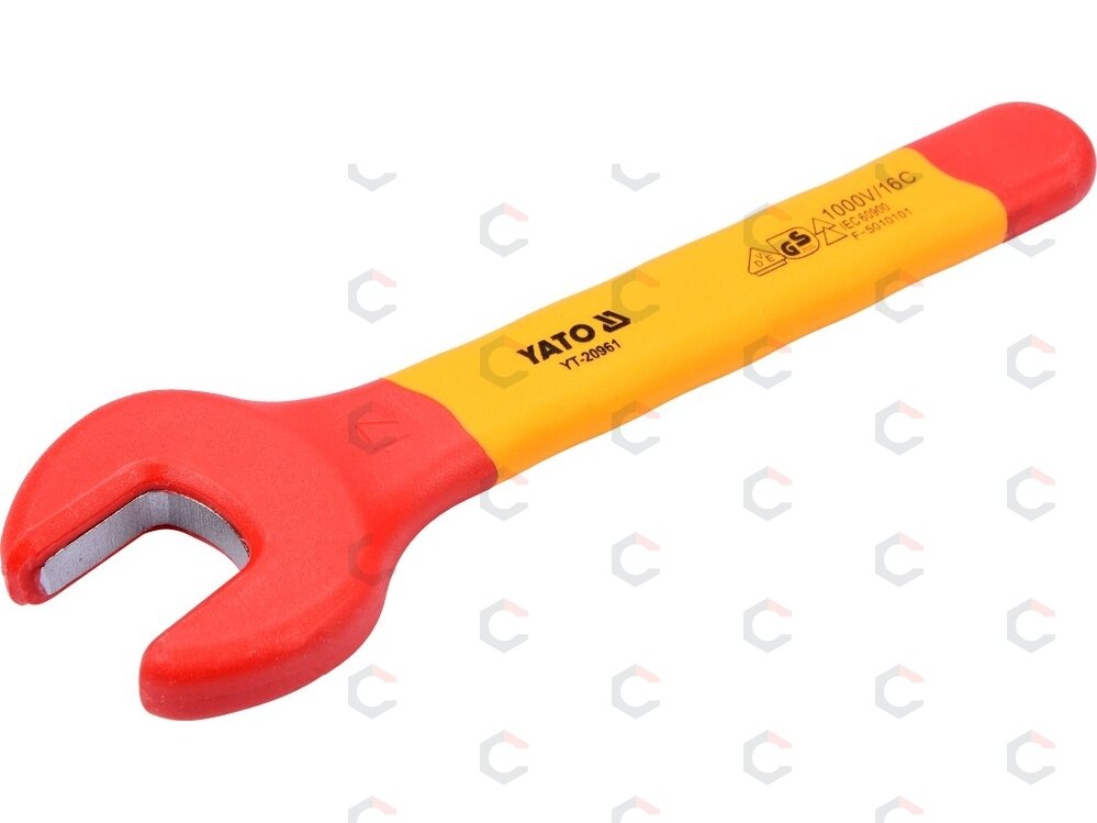 Izoliuotas veržliaraktis elektrikui atviru galu 17mm VDE (YT-20961) Izoliuotas veržliaraktis elektrikui atviru galu 17mm VDE (YT-20961)