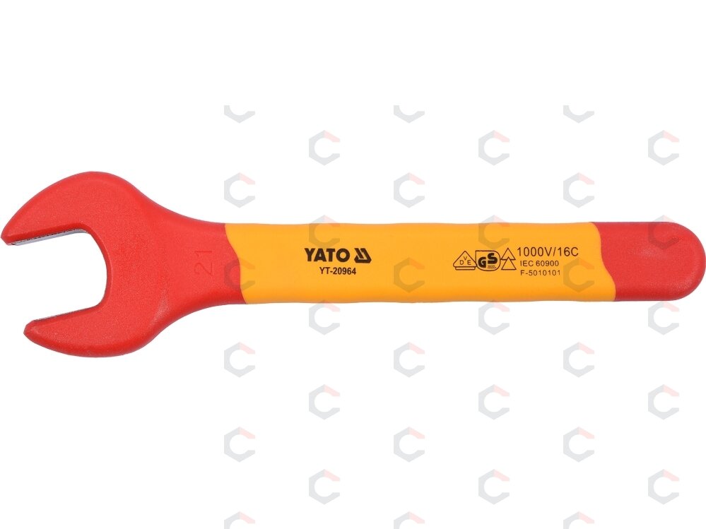 Izoliuotas veržliaraktis elektrikui atviru galu 21mm VDE (YT-20964) 1 Izoliuotas veržliaraktis elektrikui atviru galu 21mm VDE (YT-20964) 1