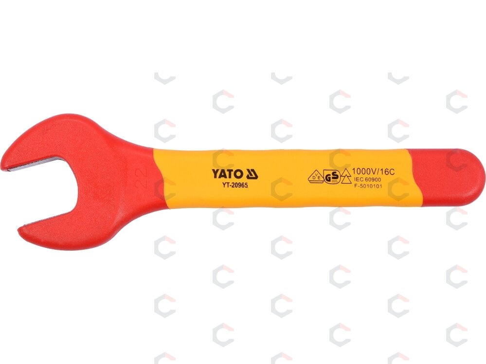 Izoliuotas veržliaraktis elektrikui atviru galu 22mm VDE (YT-20965) 1 Izoliuotas veržliaraktis elektrikui atviru galu 22mm VDE (YT-20965) 1