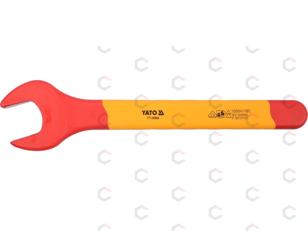 Izoliuotas veržliaraktis elektrikui atviru galu 32mm VDE (YT-20969) 1 Izoliuotas veržliaraktis elektrikui atviru galu 32mm VDE (YT-20969) 1