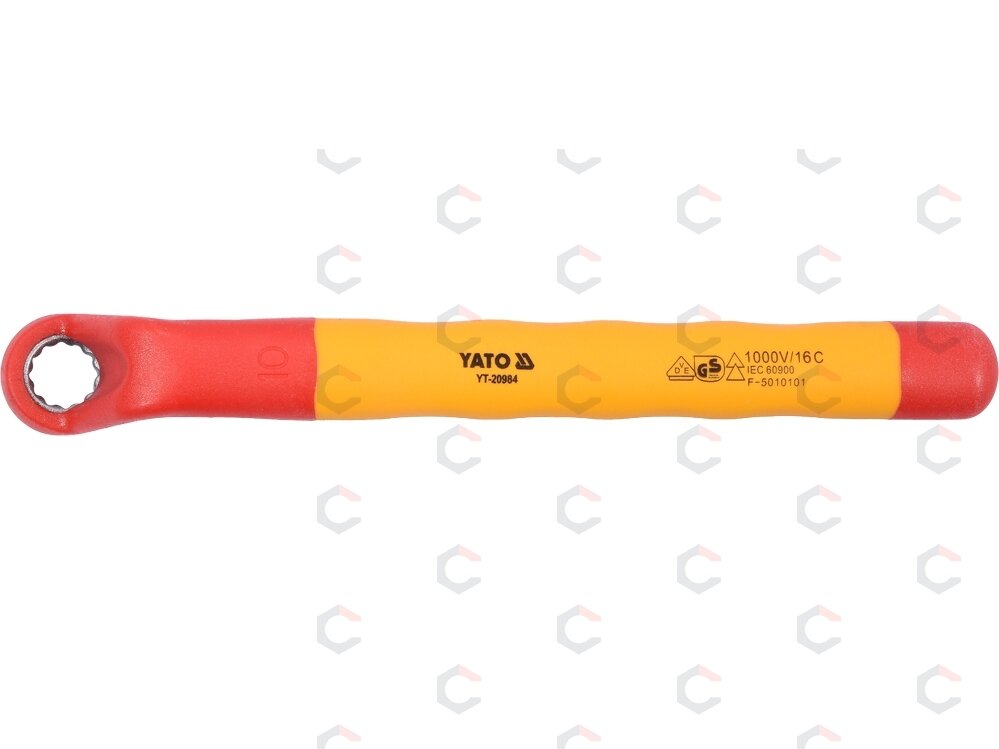 Izoliuotas veržliaraktis elektrikui kilpinis 10mm VDE (YT-20984) 2 Izoliuotas veržliaraktis elektrikui kilpinis 10mm VDE (YT-20984) 2