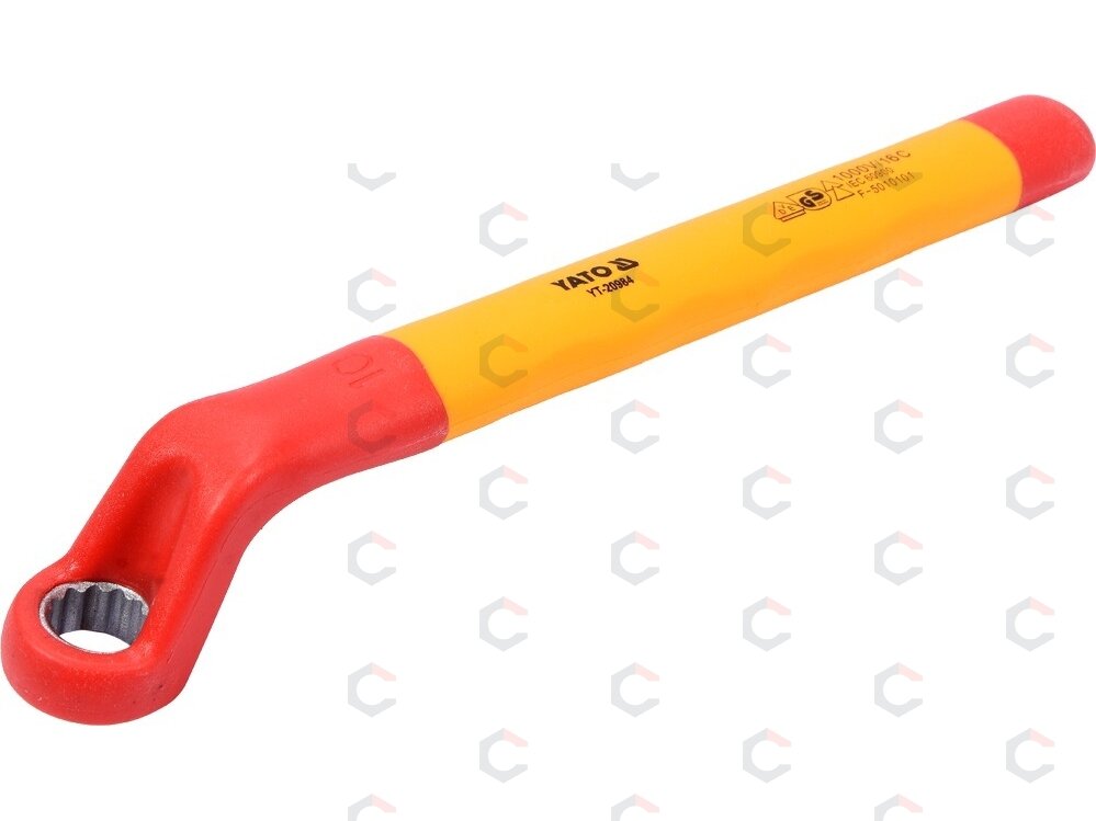 Izoliuotas veržliaraktis elektrikui kilpinis 10mm VDE (YT-20984) Izoliuotas veržliaraktis elektrikui kilpinis 10mm VDE (YT-20984)