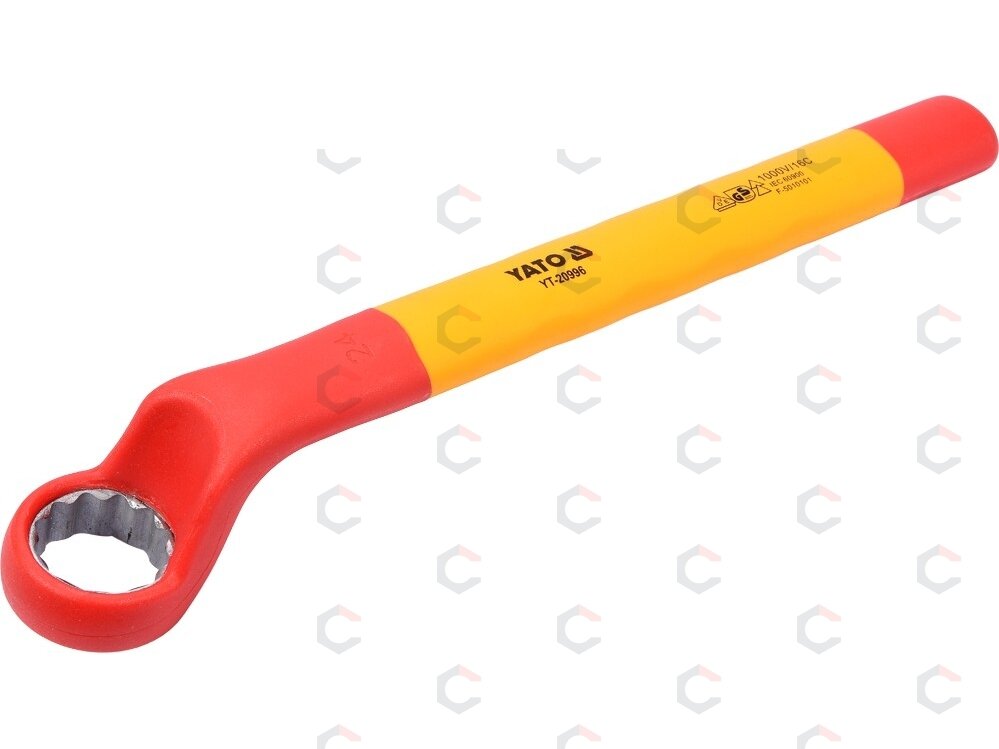 Izoliuotas veržliaraktis elektrikui kilpinis 24mm VDE (YT-20996) Izoliuotas veržliaraktis elektrikui kilpinis 24mm VDE (YT-20996)