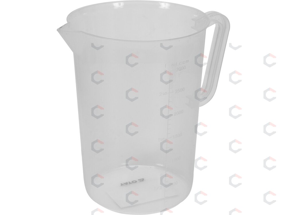 Matavimo ąsotis su skale | 3 l | skaidrus (YG-07287) Matavimo ąsotis su skale | 3 l | skaidrus (YG-07287)