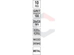 Juosta pneumatiniam šlifuokliui | P100 / 20X520 mm | 10 vnt. (YT-09749) 3 Juosta pneumatiniam šlifuokliui | P100 / 20X520 mm | 10 vnt. (YT-09749) 3