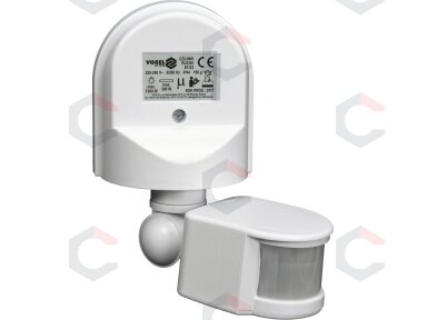 Judesio daviklis PIR IP44 baltas (83123) Judesio daviklis PIR IP44 baltas (83123)