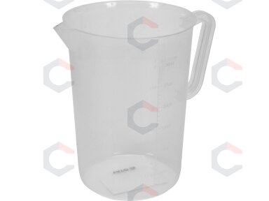 Matavimo ąsotis su skale | 3 l | skaidrus (YG-07287)