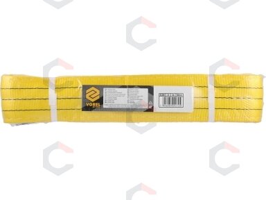 Juostinis diržas / stropas tekstilinis | dvisluoksnis | kilpa | 3t, 3m, 90mm (82280) Juostinis diržas / stropas tekstilinis | dvisluoksnis | kilpa | 3t, 3m, 90mm (82280)