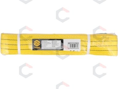 Juostinis diržas / stropas tekstilinis | dvisluoksnis | kilpa | 3t, 4m, 90mm (82281) Juostinis diržas / stropas tekstilinis | dvisluoksnis | kilpa | 3t, 4m, 90mm (82281)
