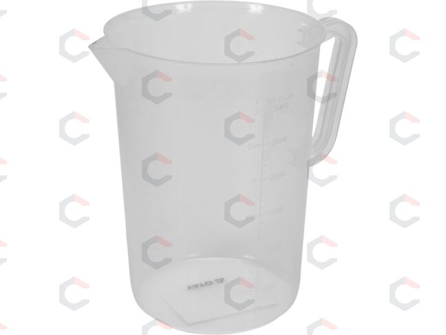 Matavimo ąsotis su skale | 3 l | skaidrus (YG-07287) Matavimo ąsotis su skale | 3 l | skaidrus (YG-07287)