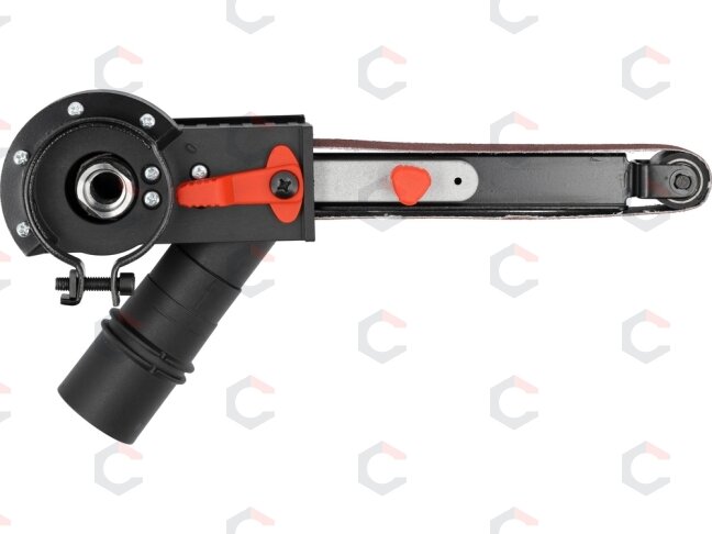 Juostinė šlifavimo mašinėlė | priedas 125 mm kampiniam šlifuokliui | M14 (YT-829781) 4 Juostinė šlifavimo mašinėlė | priedas 125 mm kampiniam šlifuokliui | M14 (YT-829781) 4