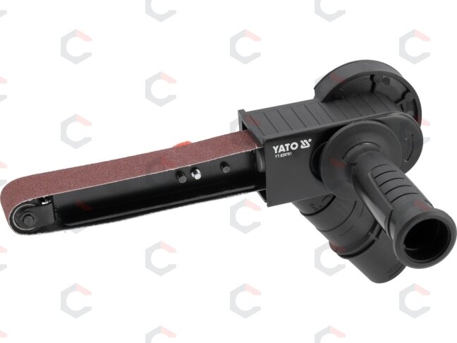 Juostinė šlifavimo mašinėlė | priedas 125 mm kampiniam šlifuokliui | M14 (YT-829781) Juostinė šlifavimo mašinėlė | priedas 125 mm kampiniam šlifuokliui | M14 (YT-829781)