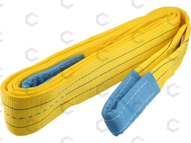Juostinis diržas / stropas tekstilinis | dvisluoksnis | kilpa | 3t, 4m, 90mm (82281) Juostinis diržas / stropas tekstilinis | dvisluoksnis | kilpa | 3t, 4m, 90mm (82281)