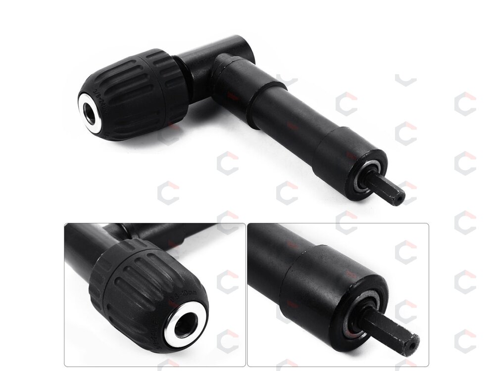 Kampinis priedas grąžtui | aliuminis korpusas | 10 mm (SKA06) 3 Kampinis priedas grąžtui | aliuminis korpusas | 10 mm (SKA06) 3
