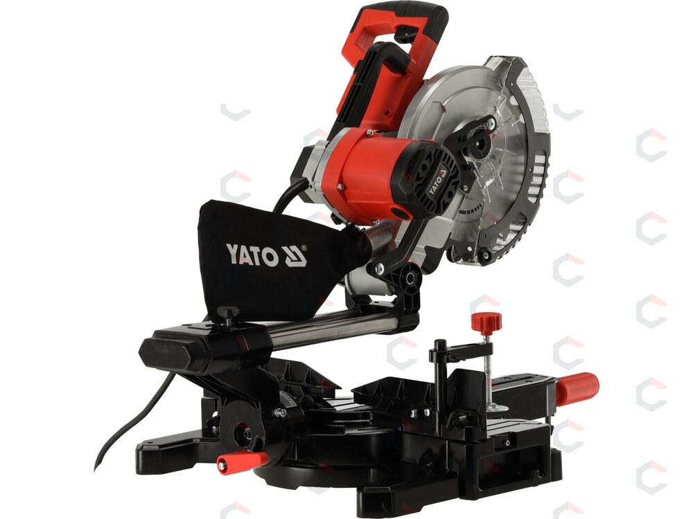 Skersavimo pjūklas su pratraukimu ir lazeriu | 1800 W | 255 mm (YT-821732) 1 Skersavimo pjūklas su pratraukimu ir lazeriu | 1800 W | 255 mm (YT-821732) 1